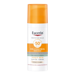 EUCERIN OIL CONTROL GEL CREAM TOQUE SECO TONO CLARO SPF 50+
