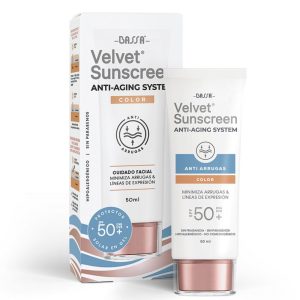 BASSA VELVET SUNSCREEN ANTI-AGING SYSTEM COLOR SPF50+ 50ML