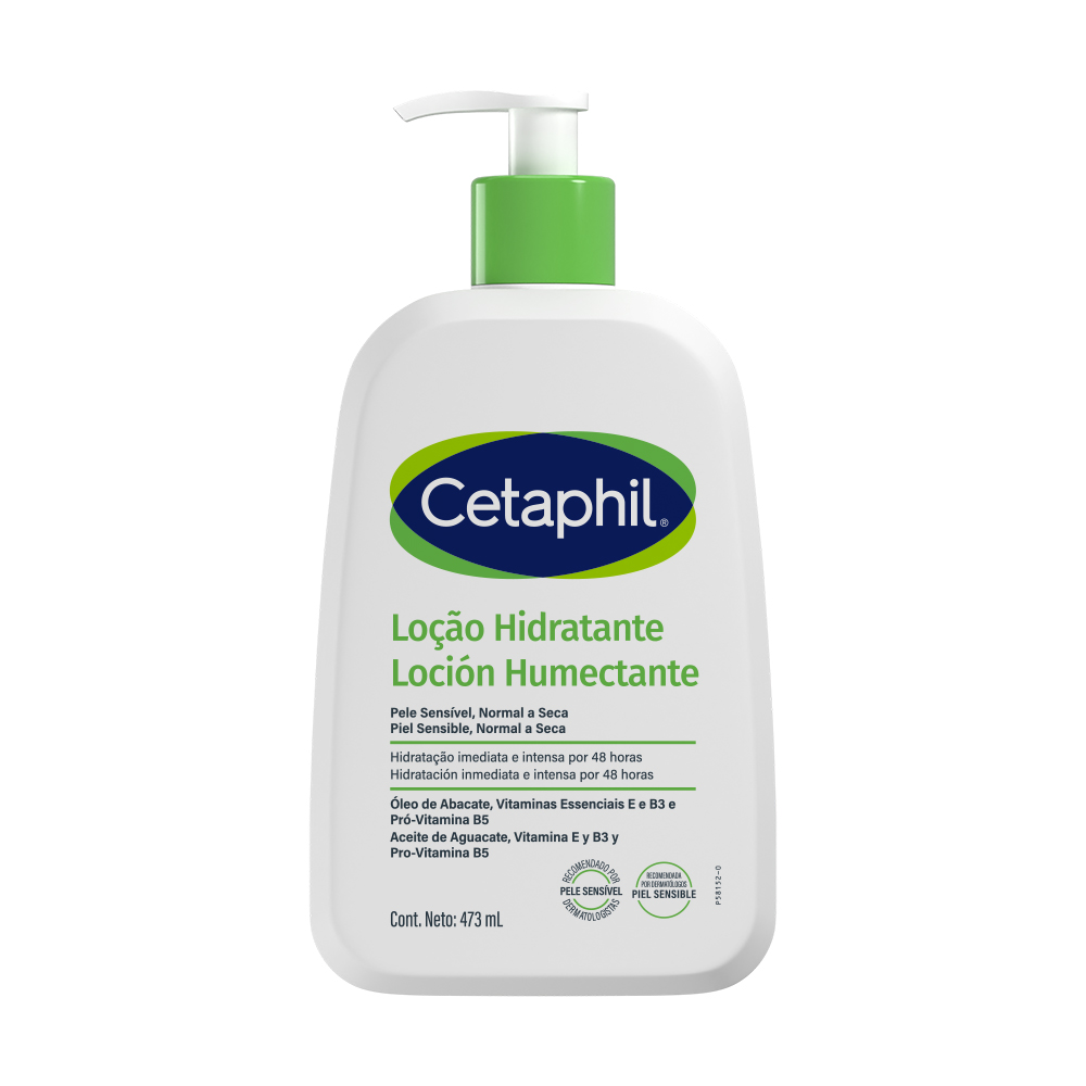 CETAPHIL LOCION HIDRATANTE, 473G. P.SENSI Y SECA TAPA VERD