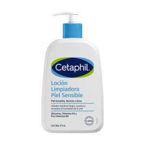 CETAPHIL LOCION LIMPIADORA, 473G, P.SENS Y SECA, TAPA AZUL
